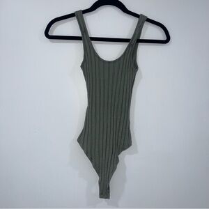 Jonathan Simkhai Sage Ribbed Bodysuit